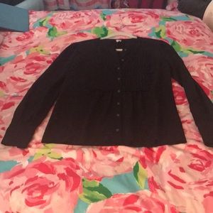 Black Jcrew blouse